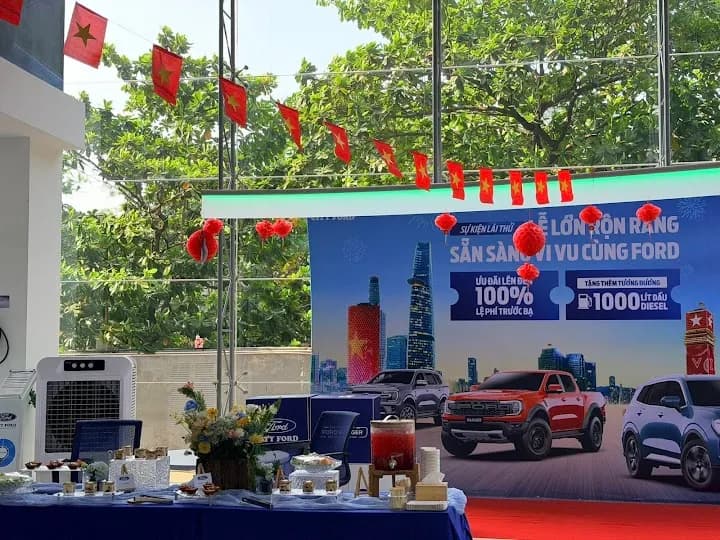Showroom City Ford trong mạng lưới thực tập của NSA