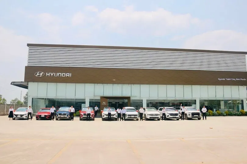 Showroom Hyundai Bình Phước trong mạng lưới thực tập của NSA